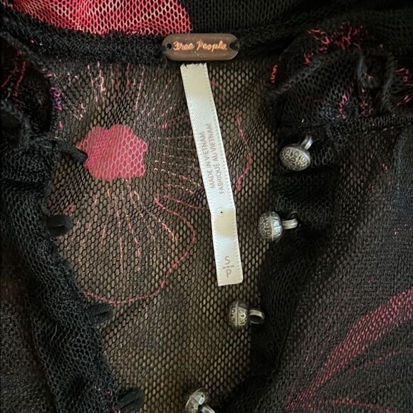 Free People TIME FOR SHINE - Blouse Sz- Small - Picture 11 of 16